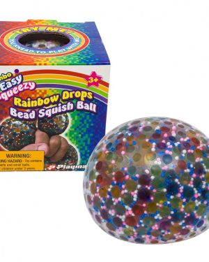 PELOTA ANTI ESTRES DE ORBIT MAS BOLITAS DE COLORES $95