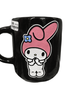 TAZA NEGRA ~MY MELODY~ $245