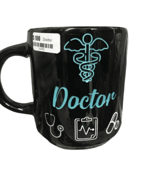 TAZA NEGRA "DOCTOR/A" $245