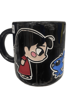 TAZA NEGRA LILO Y STITCH$245