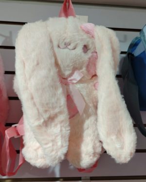 MINI MOCHILA EN FORMA DE CONEJO AFELPADA