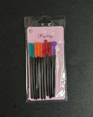 CEPILLOS DE PLASTICO COLORIDOS 10 PZS PRETTY $65