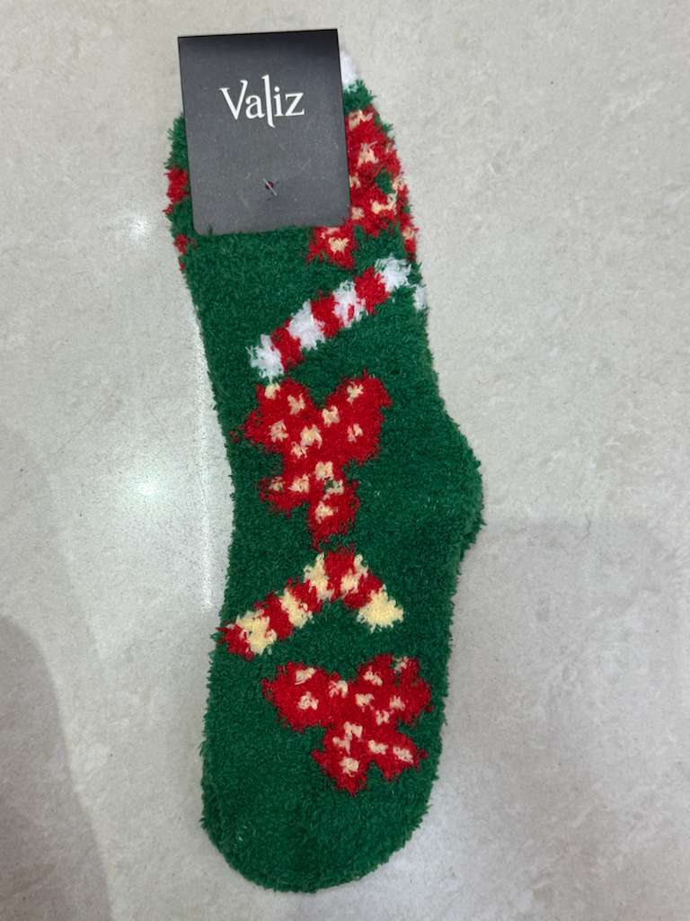 CALCETINES CALIENTITOS DE NAVIDAD VALIZ FF0102 $95 - Imagen 2