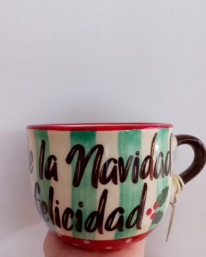 TAZOTA NAVIDEÑA FELIZ NAVIDAD ARTILUGIOS $280