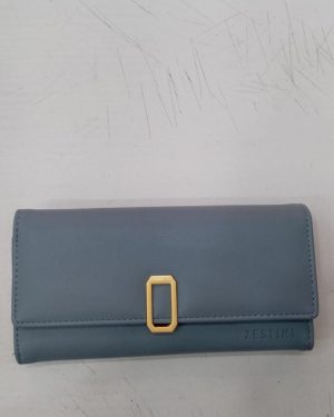 CARTERA DE DAMA ZESTINI CON HEBILLA DORADA MATTE $280