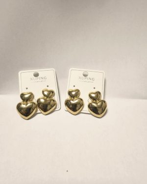 ARETE CORAZON DOBLE ACERO INOXIDABLE XUPING $189