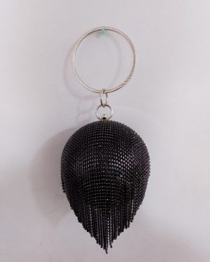BOLSA CON FORMA DE BOLA CONBRILLOS $699