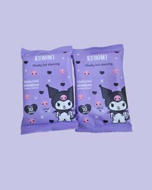 TOALLITAS HUMEDAS ANTIBACTERIALES DE KUROMI $49